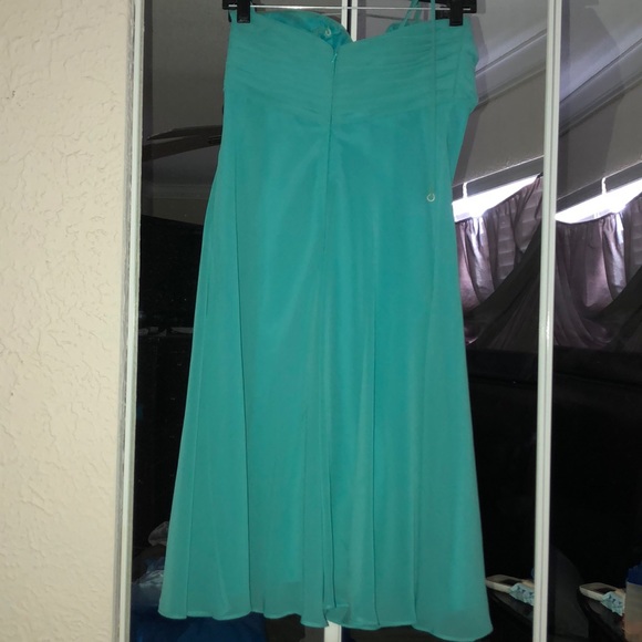 Teal bridesmaid dress - Picture 4 of 4
